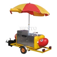 Chariot de nourriture haute performance Hot Dog mobile/Chariot de hot-dog mobile/Machine à hot-dogs