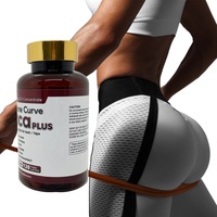 OEM Change Logo Extreme Curve Maca Plus Capsules pour raffermir les muscles des hanches, pilules pour façonner les courbes des hanches, comprimés pour l'amélioration des fesses, 7500 mg