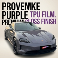 Film de protection de peinture (PPF) auto-cicatrisant violet provençal en polyuréthane, film vinyle TPU coloré