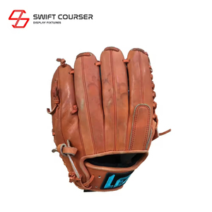 Support d'affichage mural pour gants de baseball et de softball en métal, avec logo personnalisé, fixation sur panneau rainuré pour un montage facile - Product Image 4