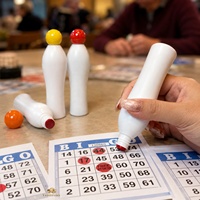 Marqueurs de bingo OEM multicolores à pointe ronde de 10 mm, encre à base d'eau, 40 ml, en vrac, pour salles de jeu, jeu de bingo, points décoratifs et jouets de tirage