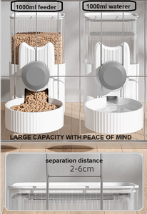 Vente en gros de cages suspendues, distributeur automatique d'eau par gravité <span class=keywords><strong>pour</strong></span> aliments et animaux domestiques, distributeur d'eau <span class=keywords><strong>pour</strong></span> chiens et chats - Product Image 2