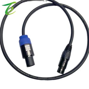 Cable de Extensión de Audio Speakon Revolution XLR Macho y Hembra, Profesional para DJ, PA, Conciertos, Cuatro Núcleos, Ohmios, Par, Línea <span class=keywords><strong>Kannon</strong></span> - Product Image 4