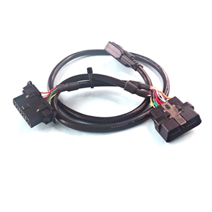 Kabel Y OBD Splitter DB15 Female ke J1962, Kabel Adaptor OBDII Female dan OBD II Male untuk Scanner Diagnostik Mobil - Product Image 2