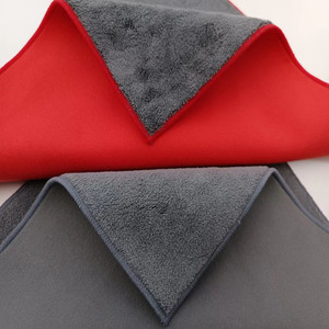<strong>70</strong> <strong>Polyester</strong> <strong>30</strong> <strong>Polyamide</strong> Free Microfiber Car Drying Wash Edgeless Auto Detailing Product Cleaning 600gsm Coral Fleece <strong>Towel</strong> - Product Image 6