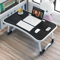 Table d'ordinateur pliable haut de gamme pour étudiant, petite table d'appoint pour ordinateur portable, combinaison lit et bureau pour l'étude des enfants