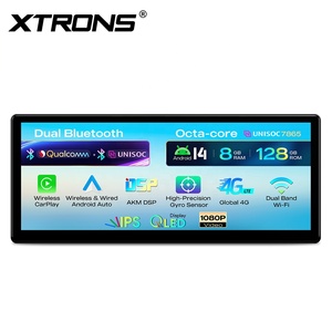 12.3 Inch Android Car Stereo for Jeep/Dodge/Chrysler UNISOC 7865 8+128GB QLED Screen AKM 7604 Dual BT Coaxial Output CE - XTRONS - Product Image 2