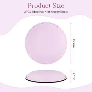 2 repose-coudes pour technicien(ne) ongulaire, repose-bras pour manucure, coussin de soutien pour les ongles et les bras, idéal pour le bureau et la relaxation des coudes - Product Image 2