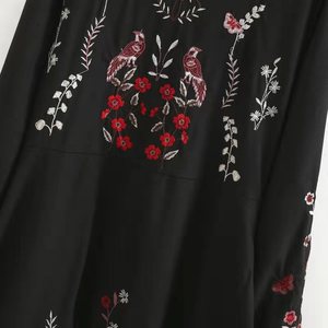 High Quality Custom Design Ladies Hand Embroidered <strong>Mexican</strong> Mini <strong>Dresses</strong> - Product Image 3