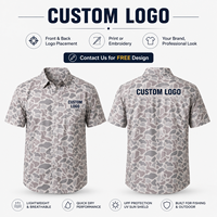 Chemise Classique Homme Camouflage Cerf Marque Privée Légère Respirante Extensible Quadridirectionnellement Anti-Humidité Boutonnée pour Activités de Plein Air
