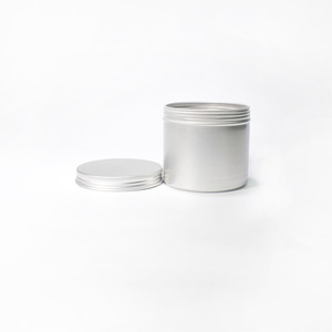 Recommend 350ml 200ml 100ml 50ml 30ml 60ml Silvery Aluminum Jar Tin Jars - Product Image 1