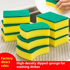 Éponge de Récurage Double Face H847 Épaissie, <span class=keywords><strong>Brosse</strong></span> de Nettoyage Domestique pour Détachage Puissant, Chiffon Lave-Vaisselle pour Casseroles Hautes - Product Image 5