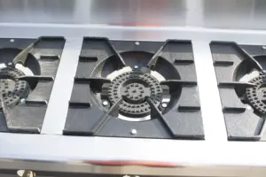 Commercial Gas Stove High Efficiency Of Commercial Stainless Steel 4 Burner Gas Stove For Hotel Kitchen