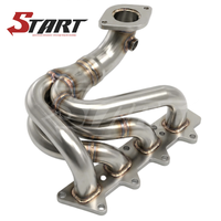 Collecteur d'échappement pour Renault Twingo II RS 1.6 16V K4M 2007-2011 en acier inoxydable, collecteur de performance racing