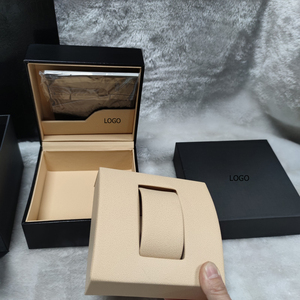 Factory Wholesale In Stock <b>Black</b> Single Slot Brand Watch <b>Box</b> Complete Packaging Set With Gift Bag Manual Custom Logo Watch <b>Box</b> - Product Image 5