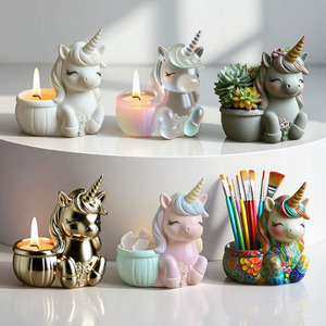 Moldes <span class=keywords><strong>de</strong></span> Silicona para Velas con Forma <span class=keywords><strong>de</strong></span> <span class=keywords><strong>Unicornio</strong></span> YS, Moldes para Cajas <span class=keywords><strong>de</strong></span> Almacenamiento <span class=keywords><strong>de</strong></span> Yeso, Moldes para Fundición, Suministros para Hacer Macetas <span class=keywords><strong>de</strong></span> Flores <span class=keywords><strong>de</strong></span> Concreto - Product Image 1