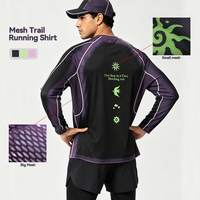 T-shirts de course à pied en mesh QUICKSHOW, respirants, anti-transpiration, vêtements de sport à impression numérique, unisexes