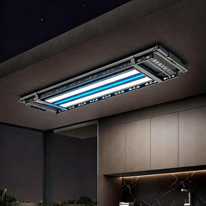 Séchoir à linge électrique pliable à séchage rapide, monté au plafond, avec fonction anti-acariens UV et protection contre les surcharges, idéal pour appartement - Product Image 3