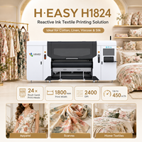 Impresora Digital Textil de Inyección de Tinta R2R HEASY H-1824 de 1.8m con 24 Cabezales Ricoh Gen6, Tipo de Banda, Alta Velocidad, Tinta Reactiva Directa sobre Tela, Nueva 1