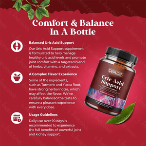 ผลิตภัณฑ์เสริมอาหารแคปซูลสารสกัดจากทาร์ตเชอร์รี่ด้วยสารสกัดจากกรดยูริคและดีท็อกซ์ร่วมทำความสะอาด - Product Image 3