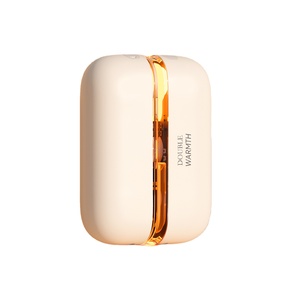 2026 Nieuwe Oplaadbare Magnetische 2-In-1 Hand Warmer 2 Packs Draagbare Batterij Verstelbare Thermostaat Rgb Adem Licht Verwarmer - Product Image 1