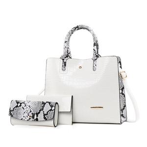 ZR89R barato al por mayor 3 pcs en 1 PU bolsos de señora bolsos de las mujeres bolsas con asa - Product Image 3