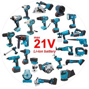 Bộ dụng cụ điện không dây 18V 20V 21V: máy khoan, cưa lọng, cờ lê tác động, máy chà nhám, súng nhiệt, bơm hơi, máy mài góc, máy khoan búa điện - Product Image 2