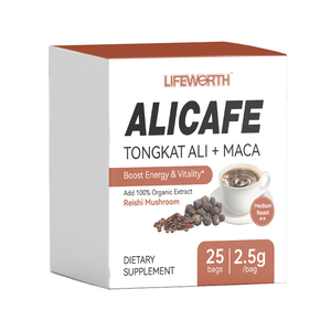 Café Energético LIFEWORTH Maca para Hombres y Mujeres, Café Herbal con Tongkat Ali, Raíz de Maca, Reishi, Ginseng y Extracto de Goji para Energía - Product Image 1