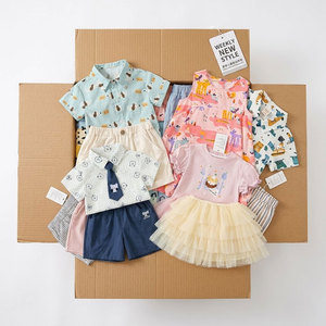 Conjuntos de Ropa Casual para Bebés, Niños y Niñas, de Otras Telas, para las 4 Estaciones, Camisetas de Manga Corta con Pantalones Cortos para Niños Pequeños - Product Image 1