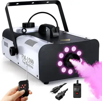 Topflashstar 1500W Ground Fog Smoke Machine For Wedding Events Fog Smoke Machine Stage Equipment Wholesale