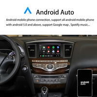 Interface multimédia de voiture, tableau de bord, autoradio, rétrofit, décodeur Apple CarPlay sans fil, Android Auto pour Infiniti QX60 2014-2020