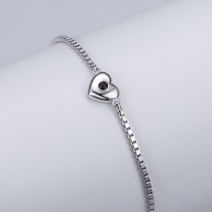 Pulsera de oro de 14 quilates MSB-554 con cadena de eslabones para mujer, ideal para uso diario romántico. - Product Image 1