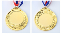 Médailles de récompense sportives en métal doré personnalisées par le fabricant, football et soccer, avec rubans, gravées, sérigraphiées, trophées, plaques