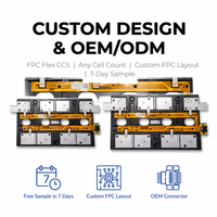Module FPC flexible OEM/ODM pour batterie de véhicule électrique, échantillonnage de tension 12S-24S, contact polyimide IP67, BMS, directement de l'usine