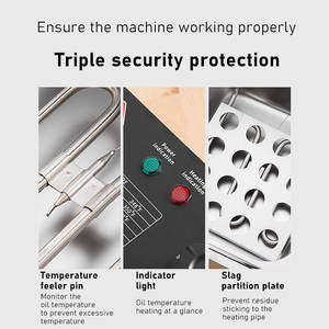 WINNERS Vente à chaud <span class=keywords><strong>Friteuse</strong></span> industrielle électrique en acier inoxydable à double réservoir 6l + 6l <span class=keywords><strong>Friteuse</strong></span> commerciale pour <span class=keywords><strong>frites</strong></span> - Product Image 4