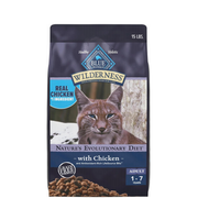 Nourriture sèche pour chats adultes Blue Buffalo Wilderness au poulet, nourriture pour chats sans céréales