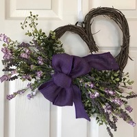 Nouvelle Guirlande de Porte en Forme de Cœur Réaliste pour la Saint-Valentin et la Fête des Mères, Décoration Suspendue pour Porte d'Entrée