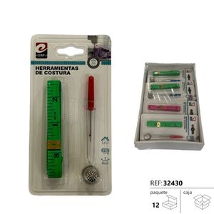 Herramientas De Costura Set Con Regla Y Agujas Para Coser Manual - Product Image 1
