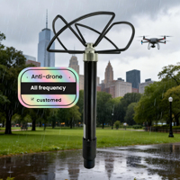 Antenne trèfle polarisée circulairement 400-1060 MHz 6 canaux pour suppresseur de drone sans fil anti-FPV et antennes de communication UAV