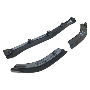 Mercedes-Benz E-Class W212 Front Lip Gloss Black PP Material 2013-2015 Models - Product Image 4