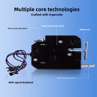 Serrure Électromagnétique Intelligente KOB KT-XL03 pour Armoire de Contrôle Électrique, Casiers de Stockage de Colis pour Supermarchés, Étanche, Durable, 12/24/5V