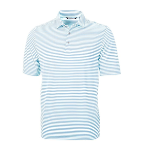 Polo personnalisé grande taille pour hommes design rayé confortable tissu tricoté exportation orientée depuis le Bangladesh - Product Image 3