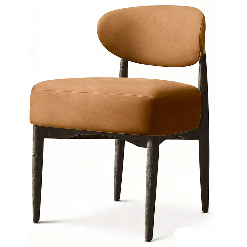 Modern Kitchen Restaurant Chair Leather Dining