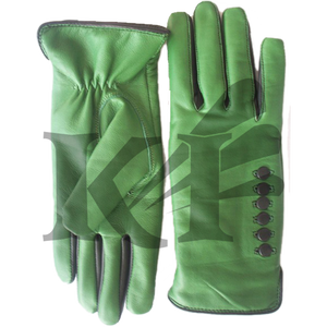 Gants en cuir doublés de fourrure de daim, classiques, printemps-été, chauds, authentiques, unisexes, doux, marron foncé uni, taille personnalisée, pour l'extérieur, Keven - Product Image 5