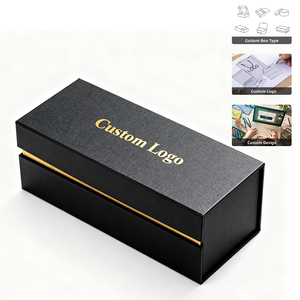 Tùy Chỉnh In Sang Trọng Chai Rượu Vang Hộp Handmade Cá Nhân Từ Hộp Với Bọt Chèn - Product Image 1