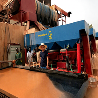 Unité de traitement de tantalite alluviale 50tph pour les mines de coltan africaines avec schéma de flux personnalisé et équipement complet