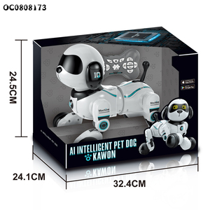كلب آلي ذكي يعمل بالتحكم عن بعد مع خاصية الغناء والمشي والبرمجة الصوتية - Product Image 6