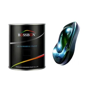 JCL016# Chameleon Car paint Automotive Repair Coating Grass green - Dark blue polyurethane acrylic car refinish paint