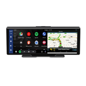 CP26 <span class=keywords><strong>10</strong></span> 인치 2K + 1080P 대시 캠 자동차 <span class=keywords><strong>DVR</strong></span> Carplay 안드로이드 자동 WIFI 음성 명령 시간 경과 G 센서 탐색 - Product Image 1