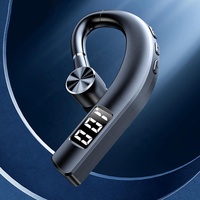 Casque Bluetooth HIGI F19, écouteur sans fil Bluetooth V5.0, écouteurs mains libres avec micro intégré pour la conduite/les affaires/le bureau